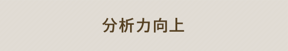 分析力向上